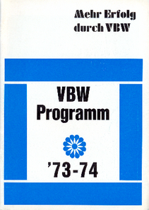 1973/1974 "Mehr Erfolg durch VBW" Städtisches Volksbildungswerk Straubing