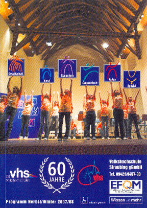 2007 "Programm Herbst/Winter 2007/08" 60 Jahre Volkshochschule Straubing gGmbH